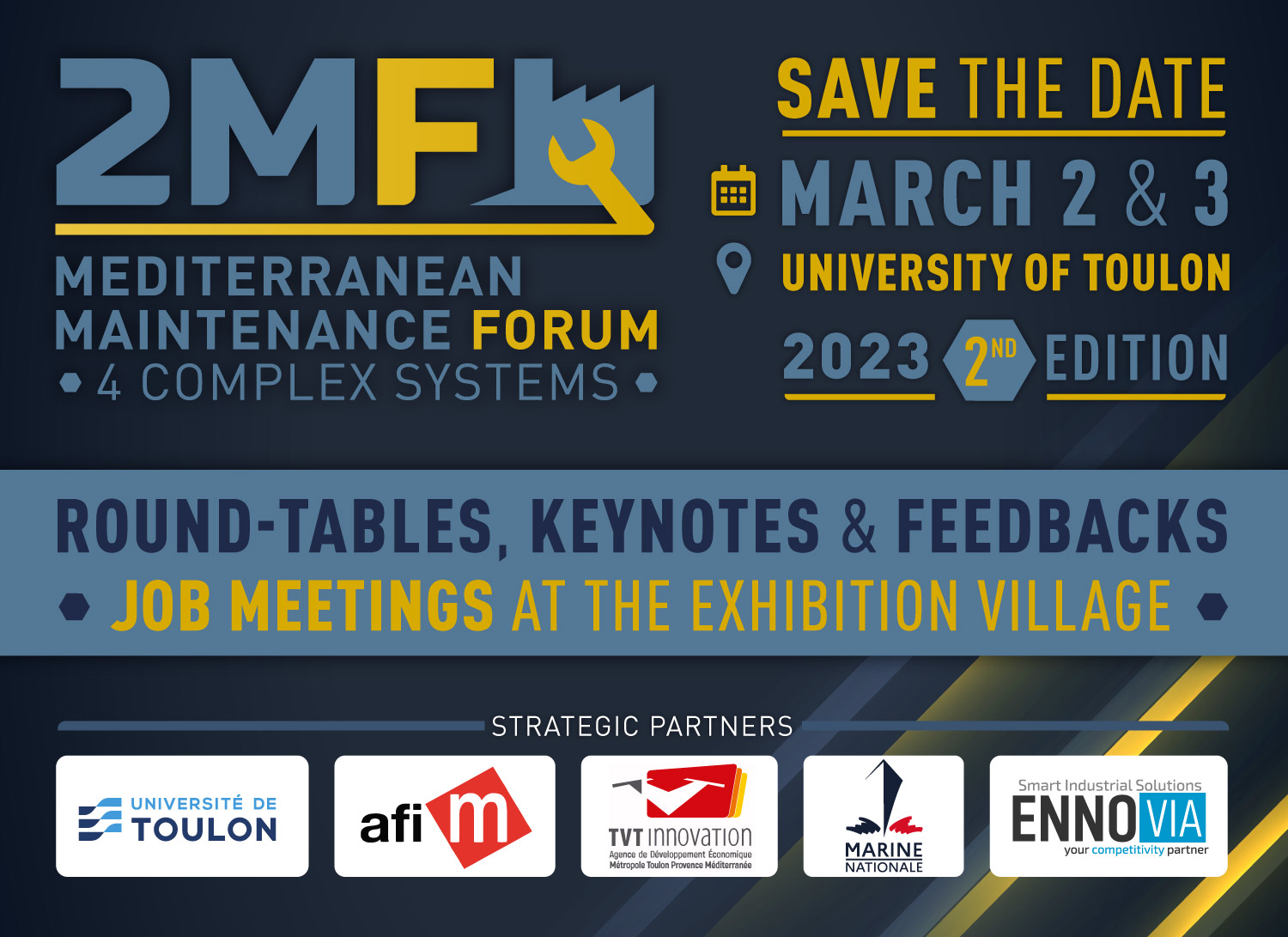 Forum 2MF - Mediterranean Maintenance Forum - Save The Date